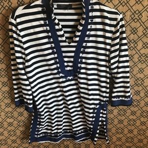 Navy inspired tunic